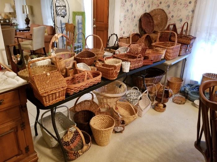 Vintage and new Baskets.  All sizes.