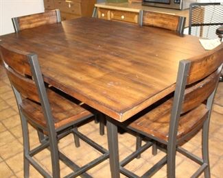 furniture PUB style table and chairs