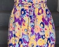 Oleg Cassini Silk 1980s Dress (80s does 30s)