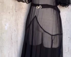 1930s Silk Chiffon