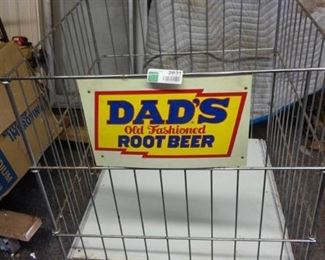 Dad's Root Beer Branded Wire Basket