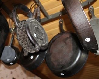 Vintage cast iron cookware
