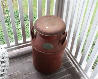Vintage milk can