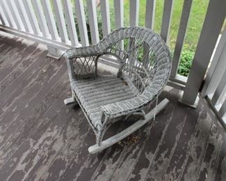 Vintage wicker furniture