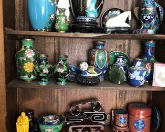 Large Collection of Cloisonné and more 