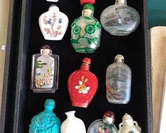 Assortment of Snuff Bottles 