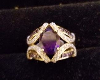 Gorgeous 14K amethyst ring