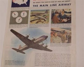 United Airlines Framed Item