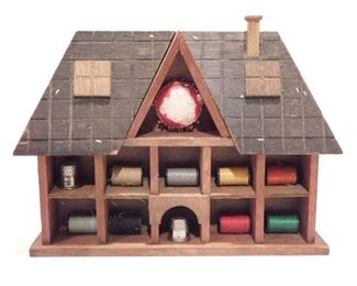 Wall Hanging for Spools of Thread