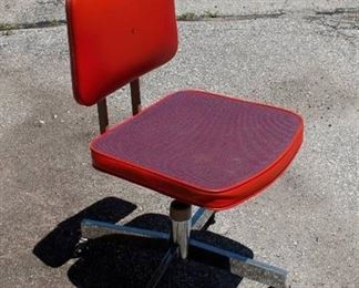 Retro Red Steno Chair