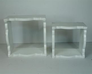 White Square Shelves
