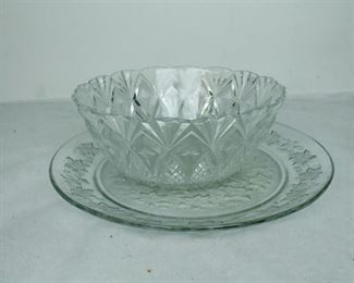Cut Glass Serving Dishes