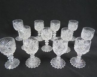 Cut Glass Stemware