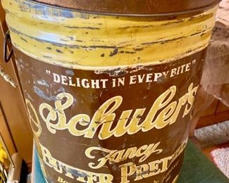 Antique Pretzel Can