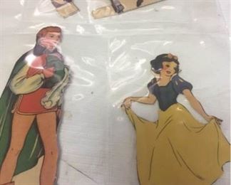 1938 Snow White Paper Dolls