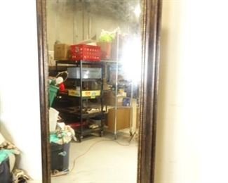 Beveled Glass Hallway Mirror