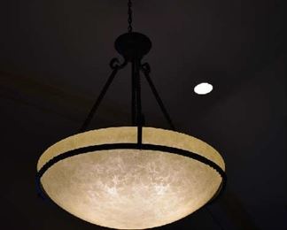 HANGING LIGHT FIXTURE IN FRONT ROOM