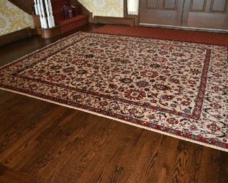 PERSIAN AREA RUG IN FOYER 9.7’ X 8.2’