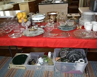 CLEAR GLASS/DISHES