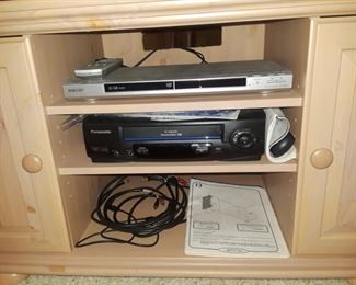 VCR & DVD Players.