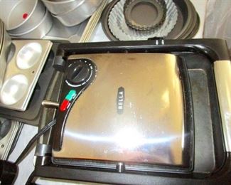 Panini, Croc monsieur or grilled cheese sandwich machine. Italy. 2 available