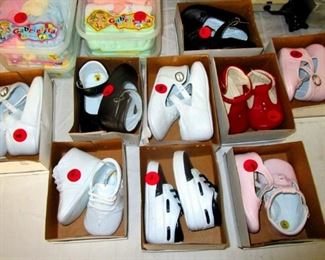Leather baby shoes. Hand made in Peru