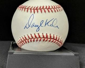 Autographed Baseball - signed by Darryl Kile