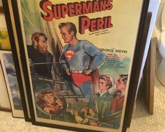 VINTAGE SUPERMAN MOVIE POSTER