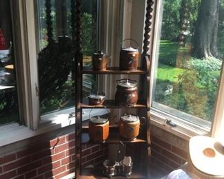 VINTAGE ENGLISH BISCUIT JARS CONTAINERS