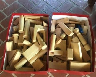 VERY NICE SET OF WOOD BLOCKS
