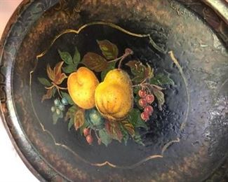 1800s Oval Tole Tray