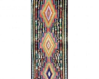 This new Persian Kilim has been made in the city of Seneh. Made with 100% natural wool, vegetable dyed and knotted by hand. This fine quality Kilim is one of the kind.