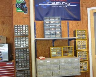 loaded storage drawers