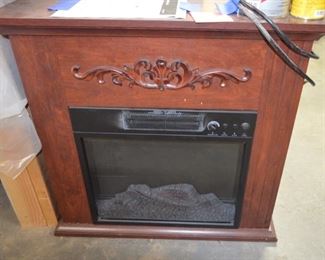 fireplace style electric heater
