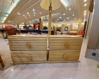 These two drawer chests can also be stacked!