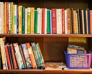 Books! Also tons of cookbooks!