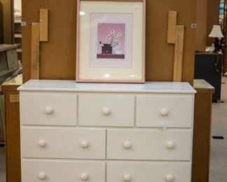 Such a cute white dresser!