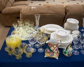 Amber Depression, Theodore Haviland Davenport dishes, and more....