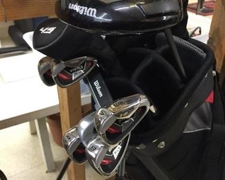 Wilson golf clubs like new