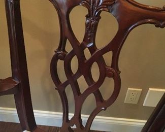DETAIL OF DINING CHAIR