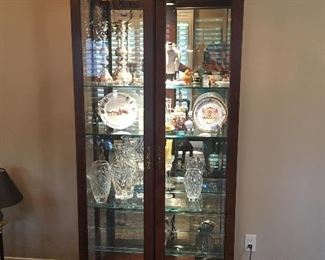LIGHTED BAKER CHINA CABINET