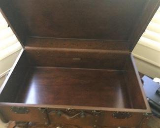 INSIDE VIEW OF THEODORE ALEXANDER TRUNK