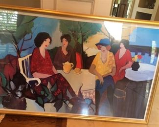 Itzchak Tarkay, ART PRINT,50”x30”