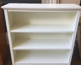 POTTERY BARN WHITE BOOKCASE