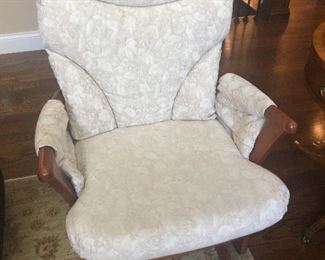 SOLID ROCKING CHAIR, BY DUTAILIER