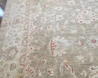 RUGS BY SAGA, 10X14 HAND KNOT, NEW ZEALAND WOOL ,TAUPE & SAND