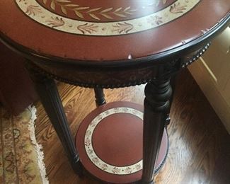 2 TIER ROUND END TABLE