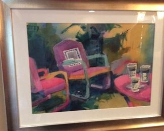 LOCAL ARTIST, MICHAEL ANDERSON, WATERCOLOR ART