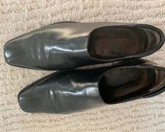BLACK DRESS SHOES, BY DP, SIZE 10