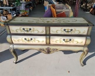 Painted entry table/ sideboard/ chest